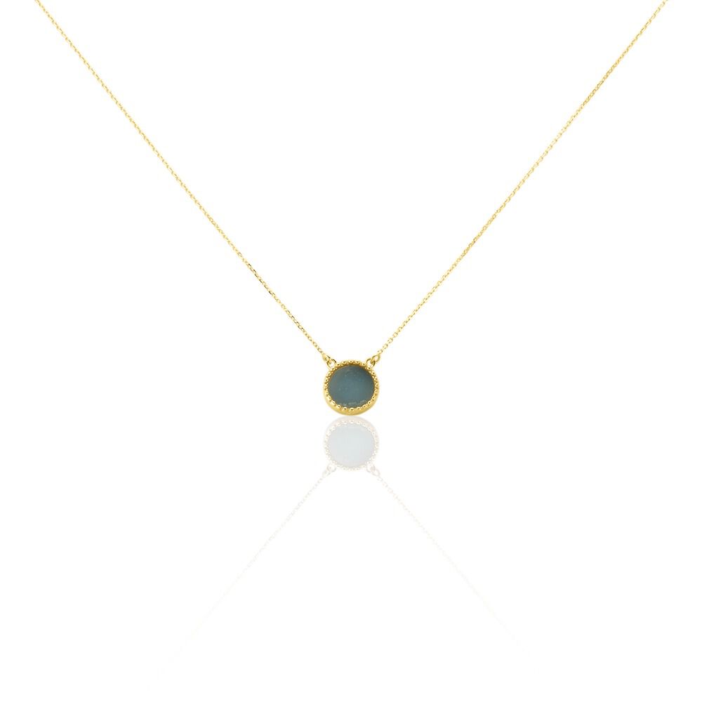 Collier Heida Or Jaune Amazonite - Colliers avec pierres Femme | Marc Orian