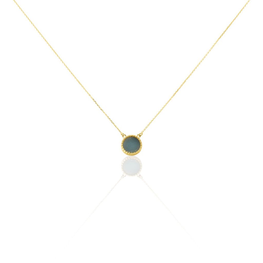 Collier Heida Or Jaune Amazonite - Colliers avec pierres Femme | Marc Orian