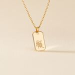 Collier Plaqu&eacute; Or Quintien - Colliers ete Homme | Marc Orian