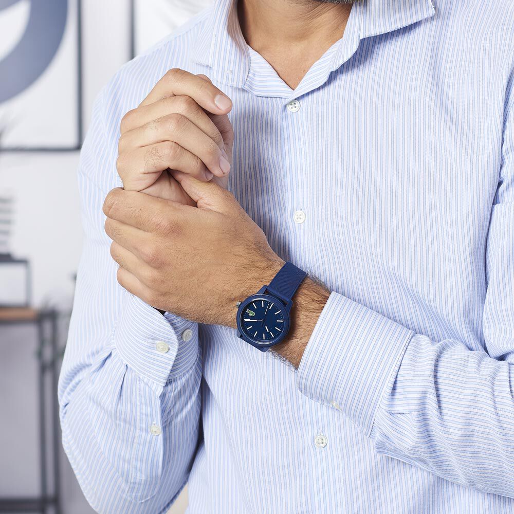 Montre discount lacoste bleu