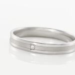 Alliance Juni Or Blanc Diamant - Alliances duo Unisex | Marc Orian