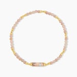 Bracelet Athena Acier Jaune Pierre De Synthese Turquoise - Bracelets cha&icirc;nes Femme | Marc Orian