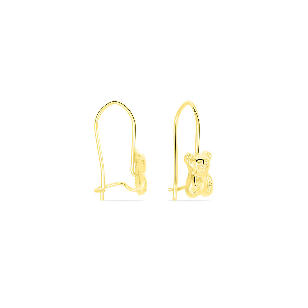 Boucles D'oreilles Pendantes Baptista Ours Or Jaune - Pendantes Enfant | Marc Orian