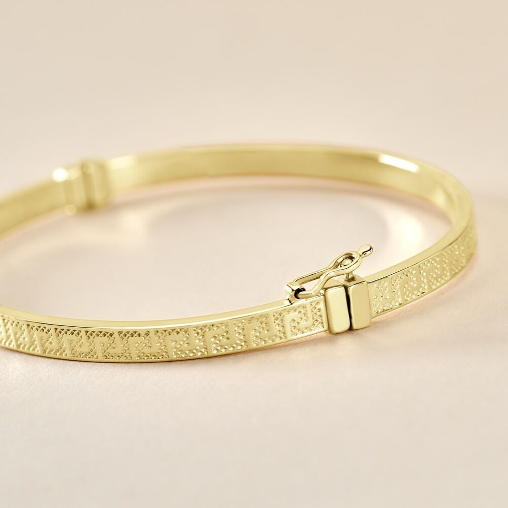 Bracelet Jonc Capucina Grec Or Jaune - Bracelets joncs Femme | Marc Orian