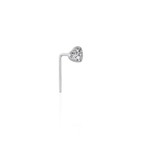 Piercing De Nez Demetrie Or Blanc Diamant - Piercing Femme | Marc Orian