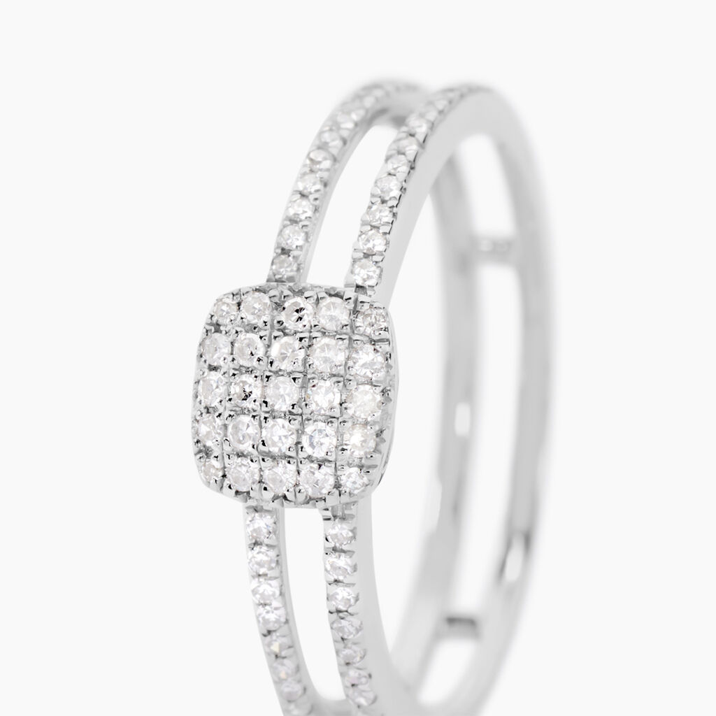 Bague Aude Or Blanc Diamant - Bagues Femme | Marc Orian