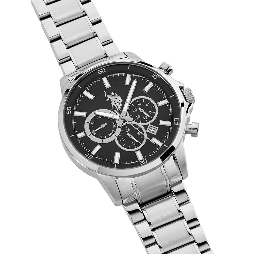 Montre U.s. Polo Grayson Noir - Montres &eacute;tanches Famille | Marc Orian