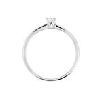 Bague Solitaire Liseline Or Blanc Diamant - Solitaires Femme | Marc Orian