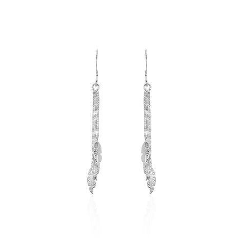 Boucles D'oreilles Pendantes Violka Argent Blanc - Boucles d'oreilles Pendantes Femme | Marc Orian