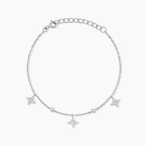 Bracelet Pricille Argent Blanc Oxyde De Zirconium - Bracelets fantaisie Femme | Marc Orian