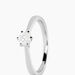 Bague Athena Platine Blanc Diamant - Solitaires Femme | Marc Orian