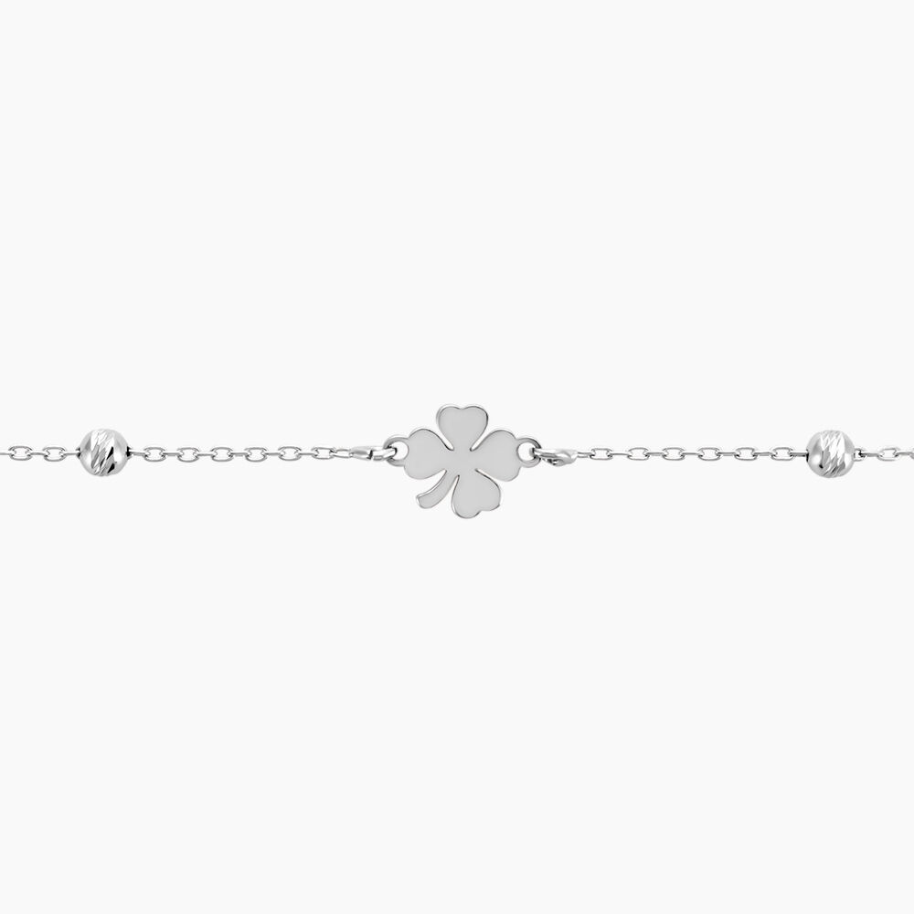 Bracelet Onelia Argent Blanc Cristal - Bracelets chaînes Femme | Marc Orian