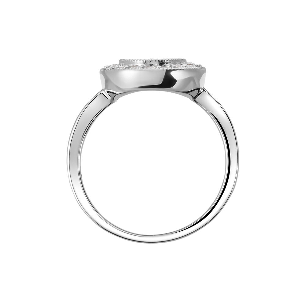 Bague Argent Blanc Eligia Oxydes De Zirconium - Bagues avec pierre Femme | Marc Orian