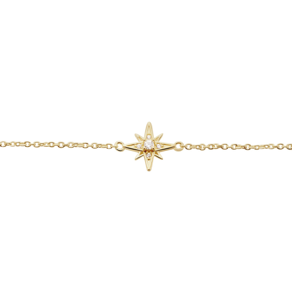 Bracelet Kazima Plaqué Or Oxydes De Zirconium - Bracelets chaînes Femme | Marc Orian