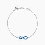 Bracelet Amita Argent Blanc Oxyde De Zirconium - Bracelets fantaisie Femme | Marc Orian