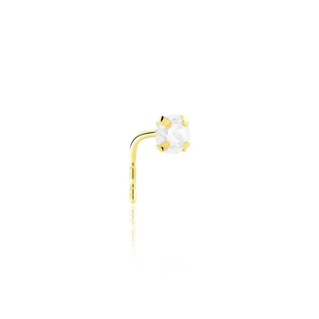 Piercing Fethi Serti Griffe 05 Or Jaune Oxyde - Piercing Nez Femme | Marc Orian