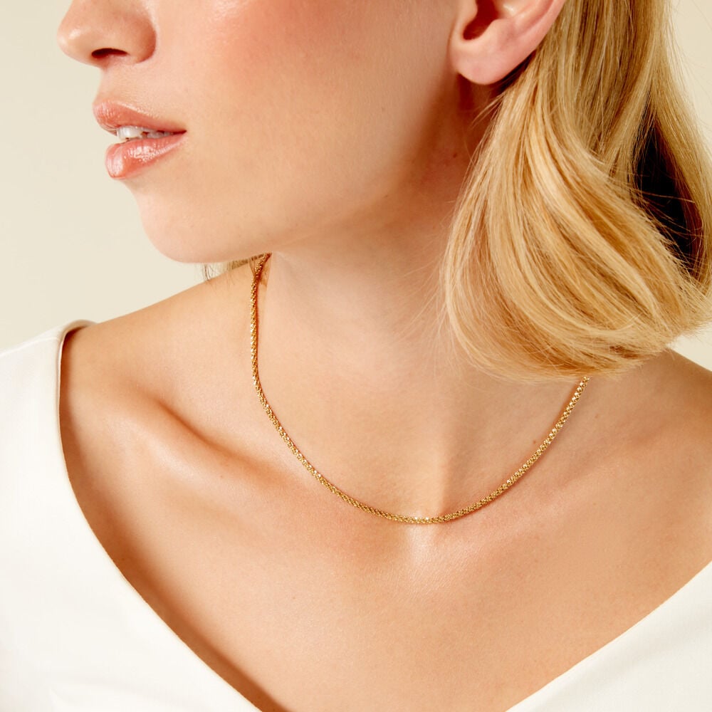 Collier Harlow Acier Jaune - Colliers fantaisie Femme | Marc Orian