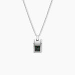 Collier Phebus Him Acier Argent&eacute; - Colliers fantaisie Homme | Marc Orian