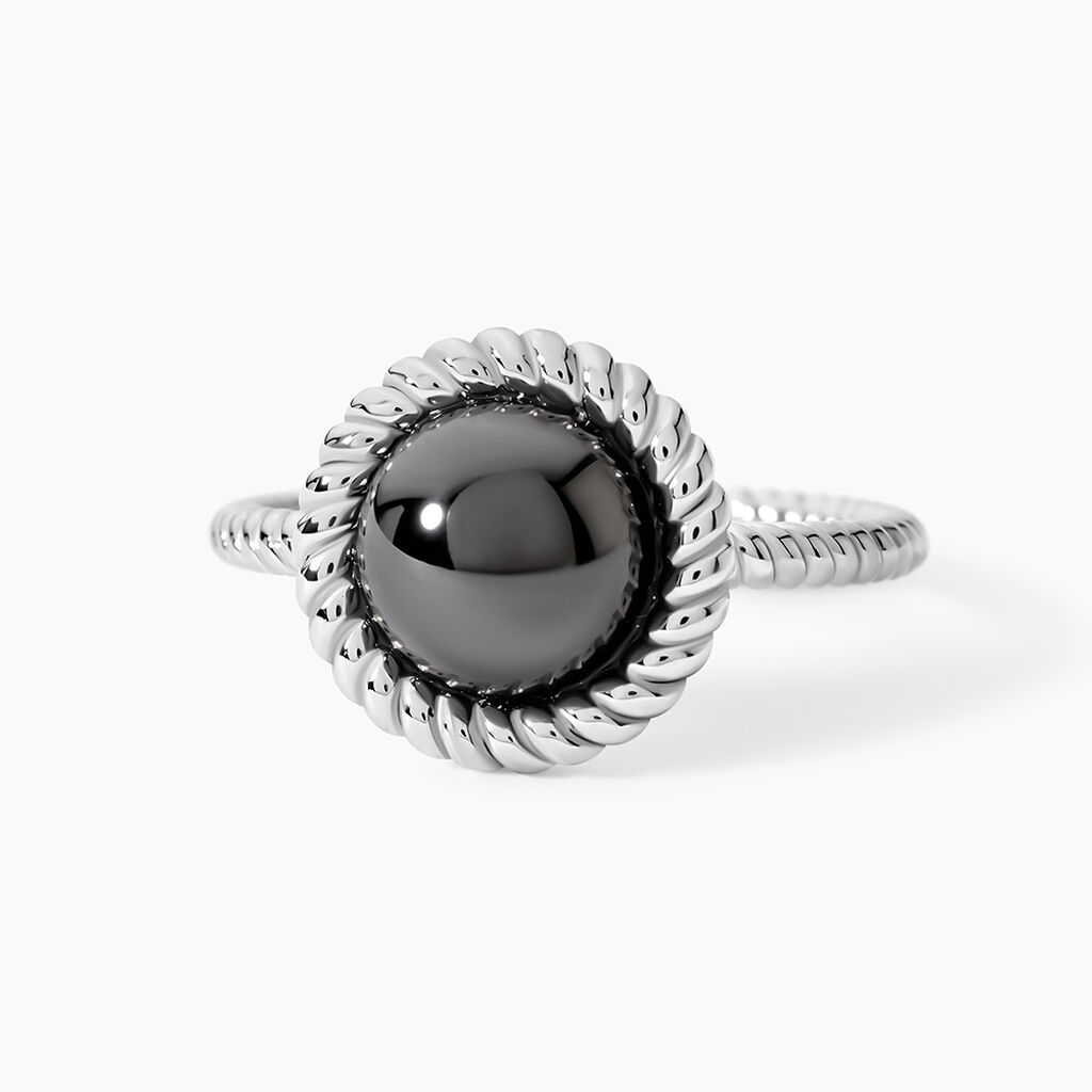 Bague Adelyne Argent Blanc C&eacute;ramique - Bijoux fantaisie Femme | Marc Orian