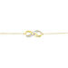 Bracelet Lyasa Infini Diamante Or Bicolore - Bracelets chaînes Femme | Marc Orian