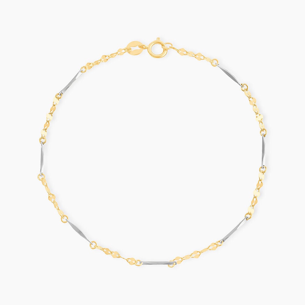 Bracelet Peyronne Or Bicolore - Bracelets chaînes Femme | Marc Orian