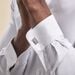 Boutons De Manchette Acier Blanc Moritz - Boutons de manchette Homme | Marc Orian