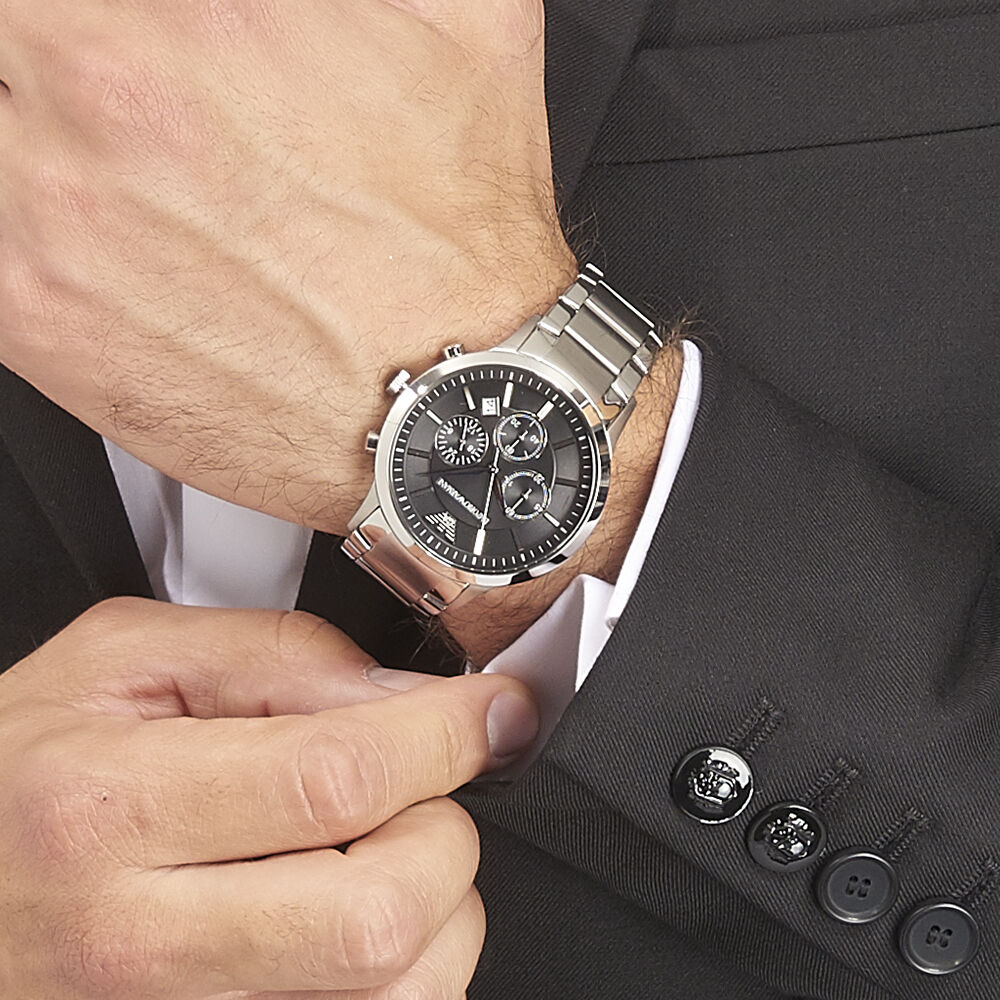 Montre Emporio Armani Noir - Montres classiques Homme | Marc Orian