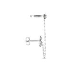 Bijou D'oreille Unitaire Argent Blanc Atara Oxydes De Zirconium - Piercings d'oreilles Femme | Marc Orian