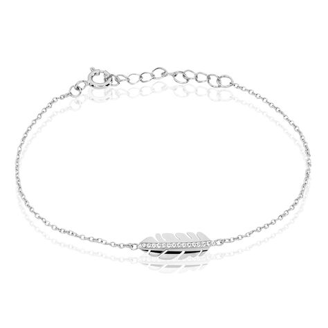 Bracelet Cynthia Argent Blanc Oxyde De Zirconium - Bracelets fantaisie Femme | Marc Orian