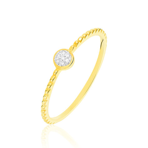 Bague Aqsa Or Jaune Diamant - Bagues pierres précieuses Femme | Marc Orian