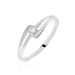 Bague Nesryne Or Blanc Oxyde De Zirconium - Solitaires Femme | Marc Orian