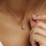 Collier Koline Or Jaune Oxyde De Zirconium - Colliers solitaires Femme | Marc Orian