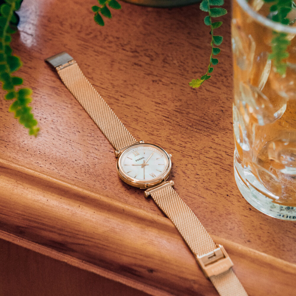 Montre Fossil Carlie Mini Nacre - Montres classiques Femme | Marc Orian