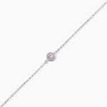 Bracelet Auxana Argent Blanc Oxyde De Zirconium - Bracelets fantaisie Femme | Marc Orian