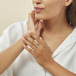 Bague Crista Or Blanc Saphir Et Diamant - Solitaires Femme | Marc Orian