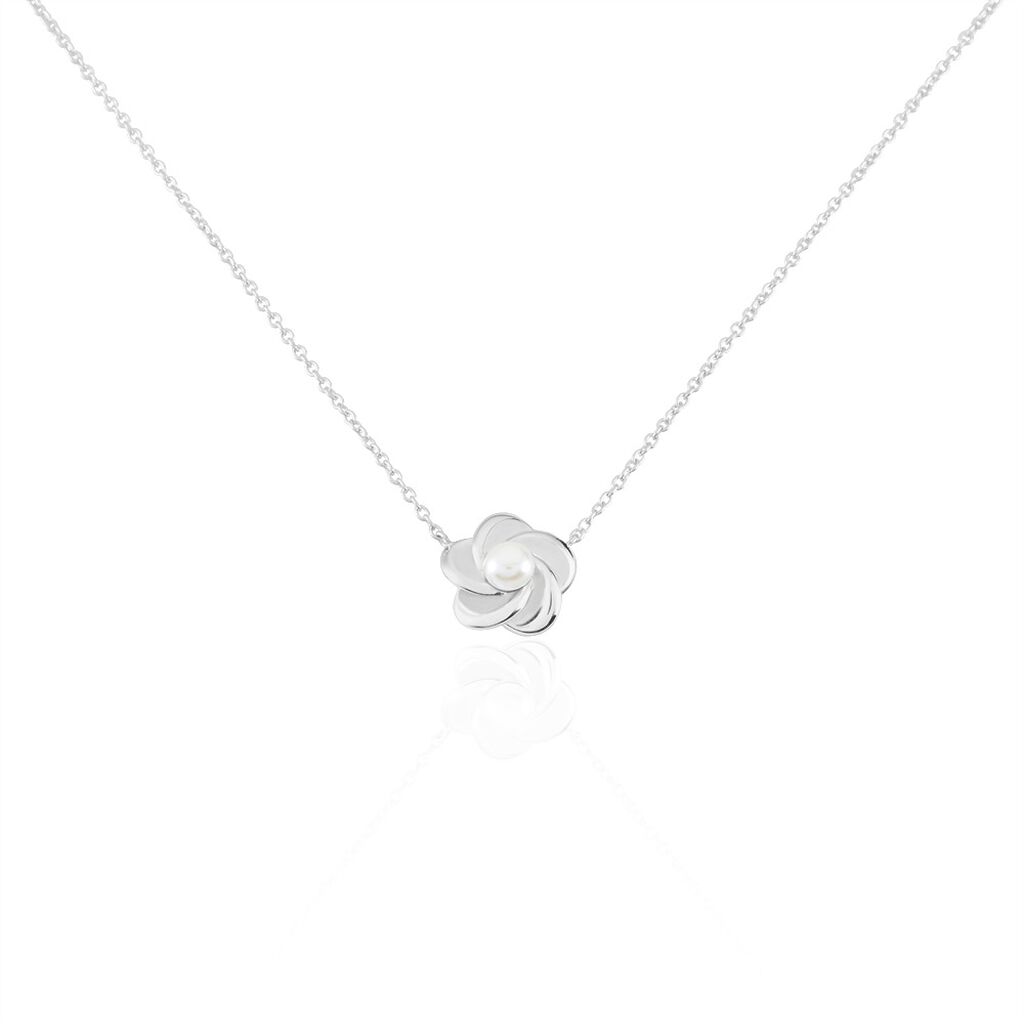 Collier Kanani Argent Blanc Perle De Culture - Colliers avec pierres Femme | Marc Orian