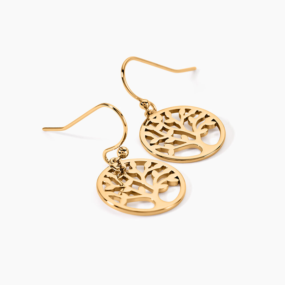 Boucles D'oreilles Pendantes Plaqu&eacute; Or Laora - Pendantes Femme | Marc Orian