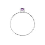 Bague Lily Or Blanc Amethyste - Bagues pierres fines Femme | Marc Orian