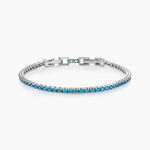 Bracelet Rio Argent Blanc Oxyde De Zirconiu - Bracelets fantaisie Femme | Marc Orian