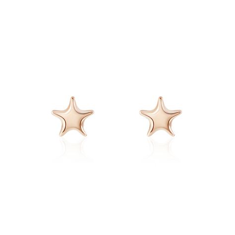 Boucles D'oreilles Puces Or Rose Lison Alphonsine - Clous d'oreilles Enfant | Marc Orian