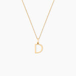 Pendentif Ionia Lettre Or Jaune - Pendentifs Famille | Marc Orian