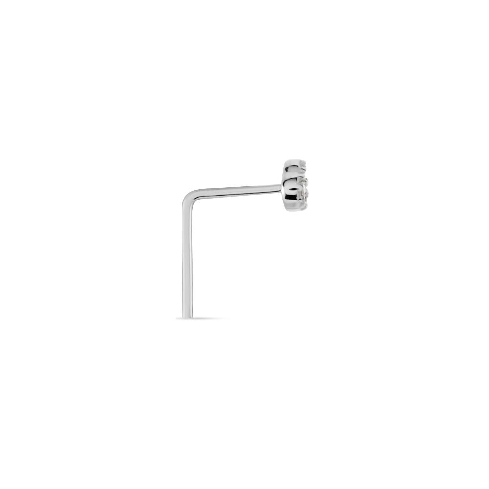 Piercing De Nez Demetrie Or Blanc Diamant - Piercing Nez Femme | Marc Orian