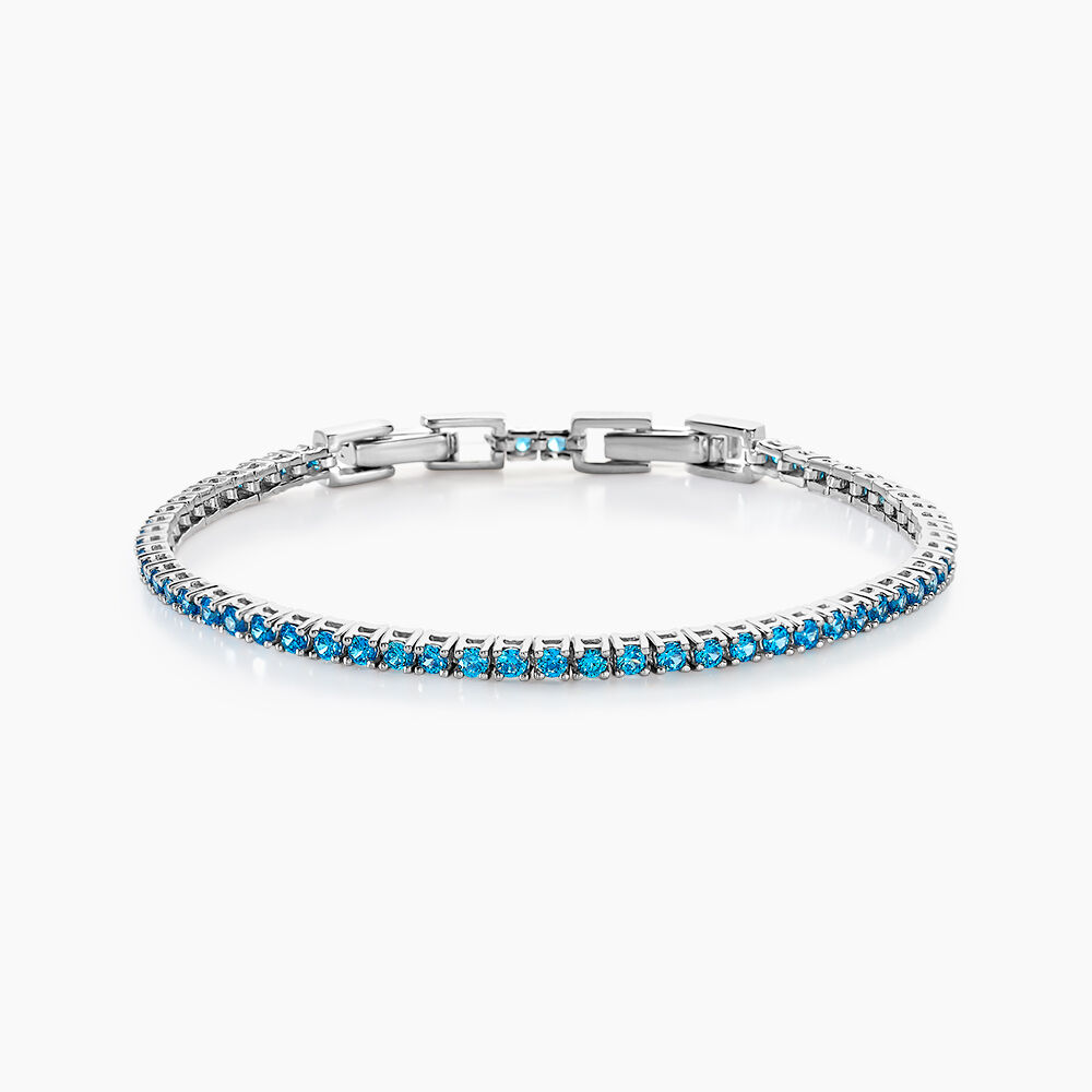 Bracelet Rio Tennis Argent Blanc Oxyde De Zirconium - Bracelets chaînes Femme | Marc Orian