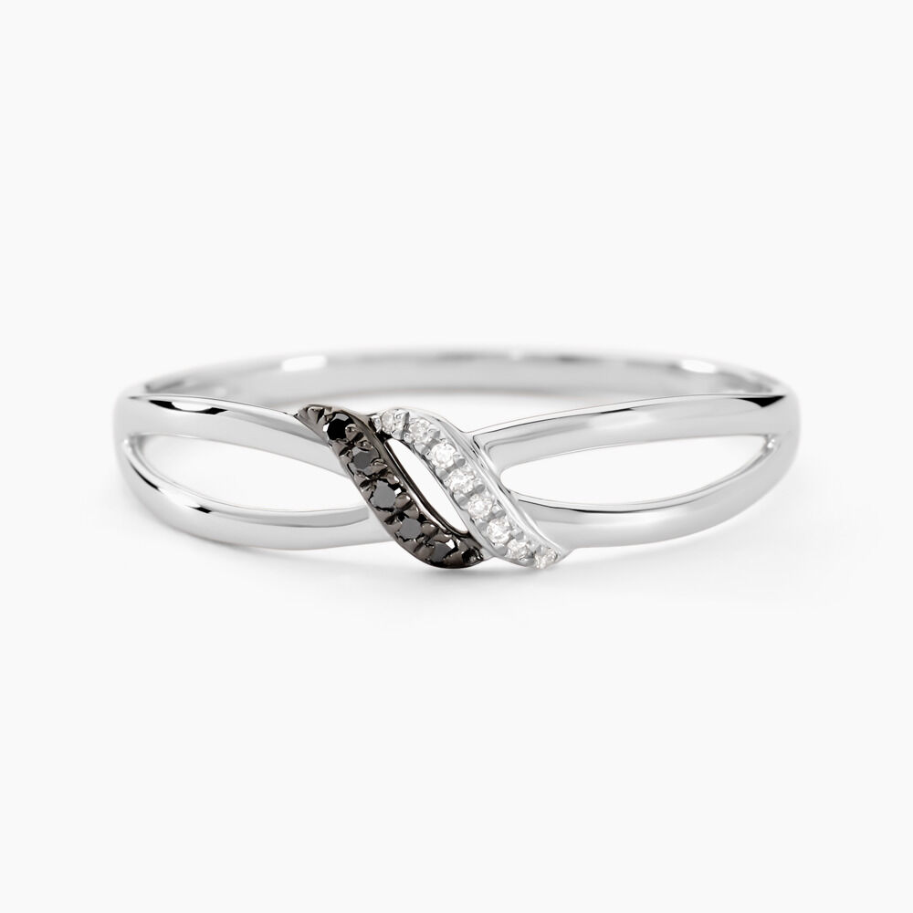 Bague Aline Or Blanc Diamant - Bagues pierres précieuses Femme | Marc Orian
