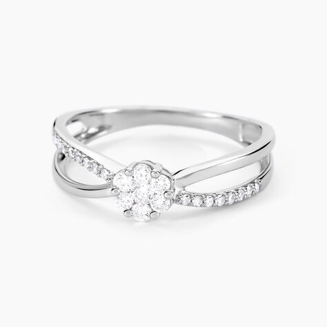 Bague Kuta Or Blanc Diamant - Bagues fian&ccedil;ailles Femme | Marc Orian