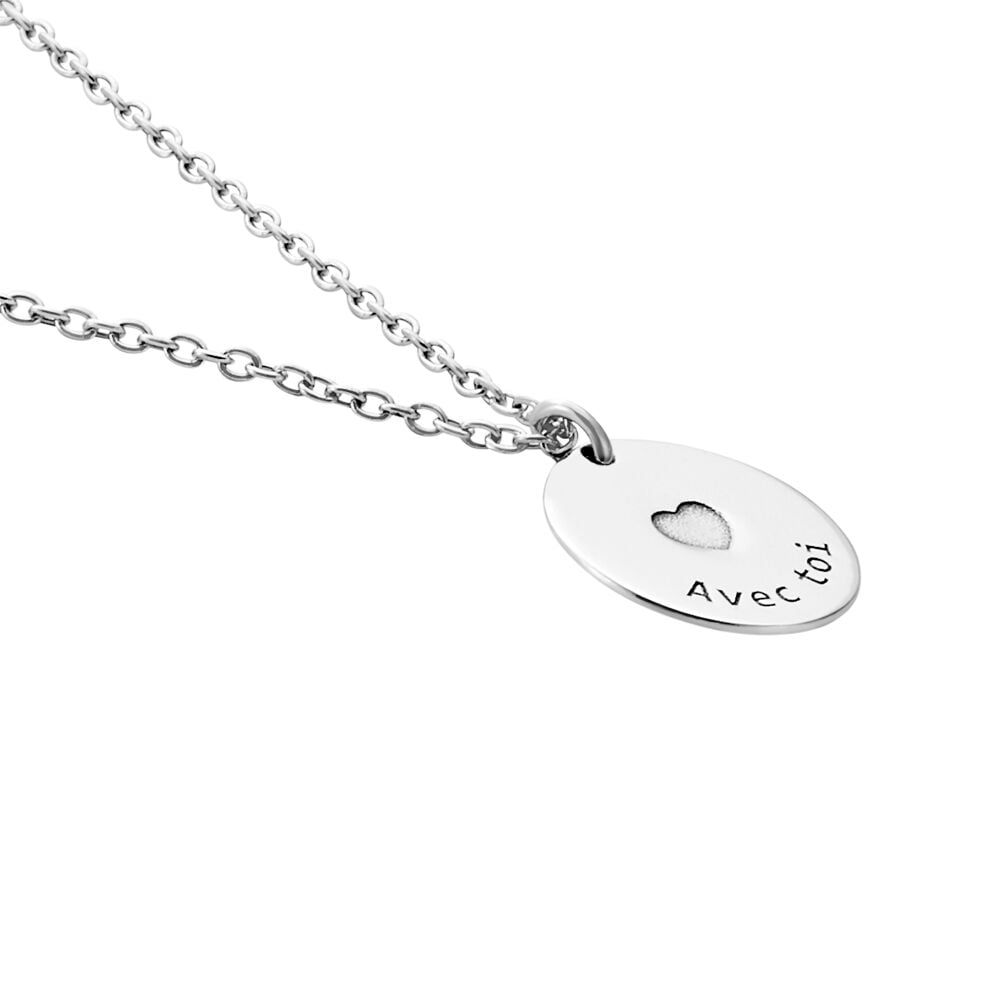Collier Argent Blanc Nevada - Colliers Femme | Marc Orian