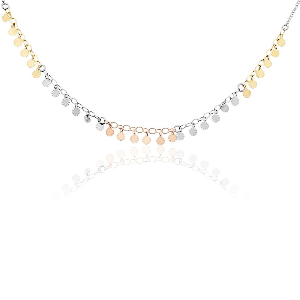 Collier Argent Tricolore Bop - Colliers Femme | Marc Orian