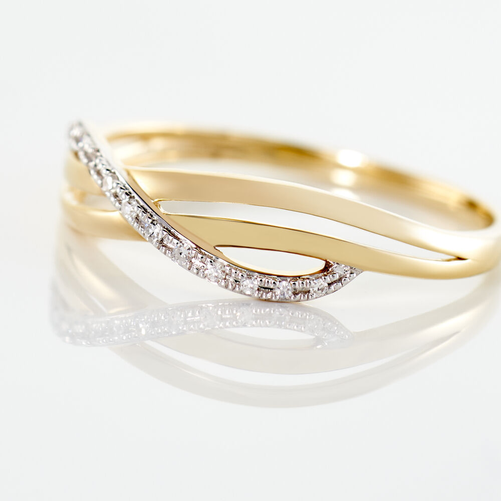 Bague Or Jaune Iolanthe Diamants - Bagues pierres précieuses Femme | Marc Orian