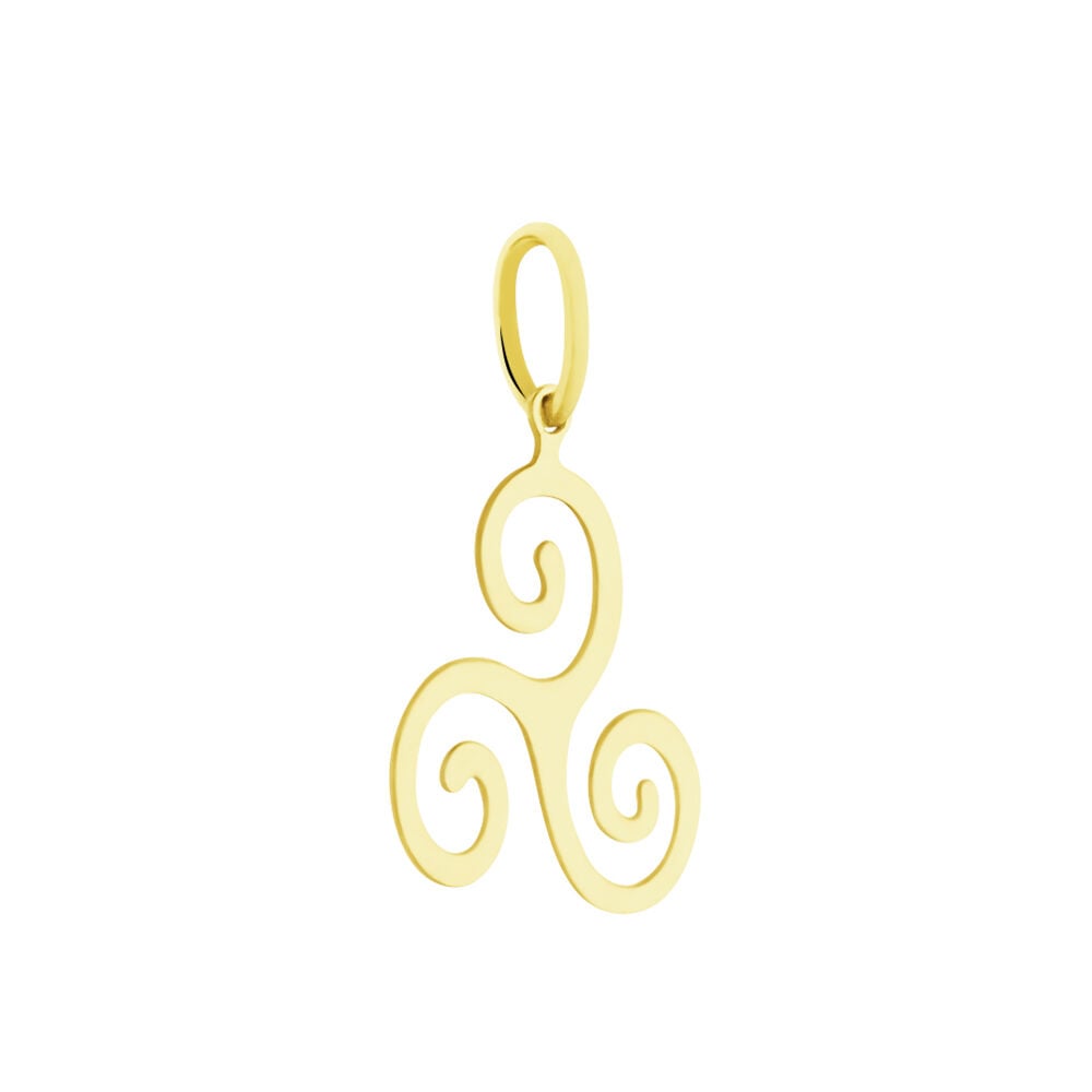 Pendentif Cobeia Triskel Or Jaune - Pendentifs Famille | Marc Orian