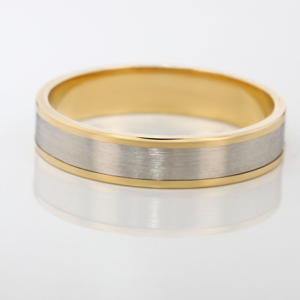 Alliance Darko Or Bicolore - Alliances duo Unisex | Marc Orian